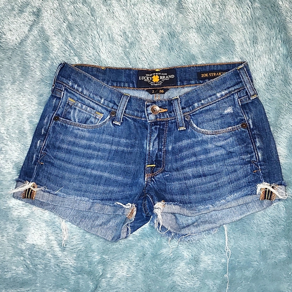 Lucky Brand Zoe Denim jean shorts size 2/26